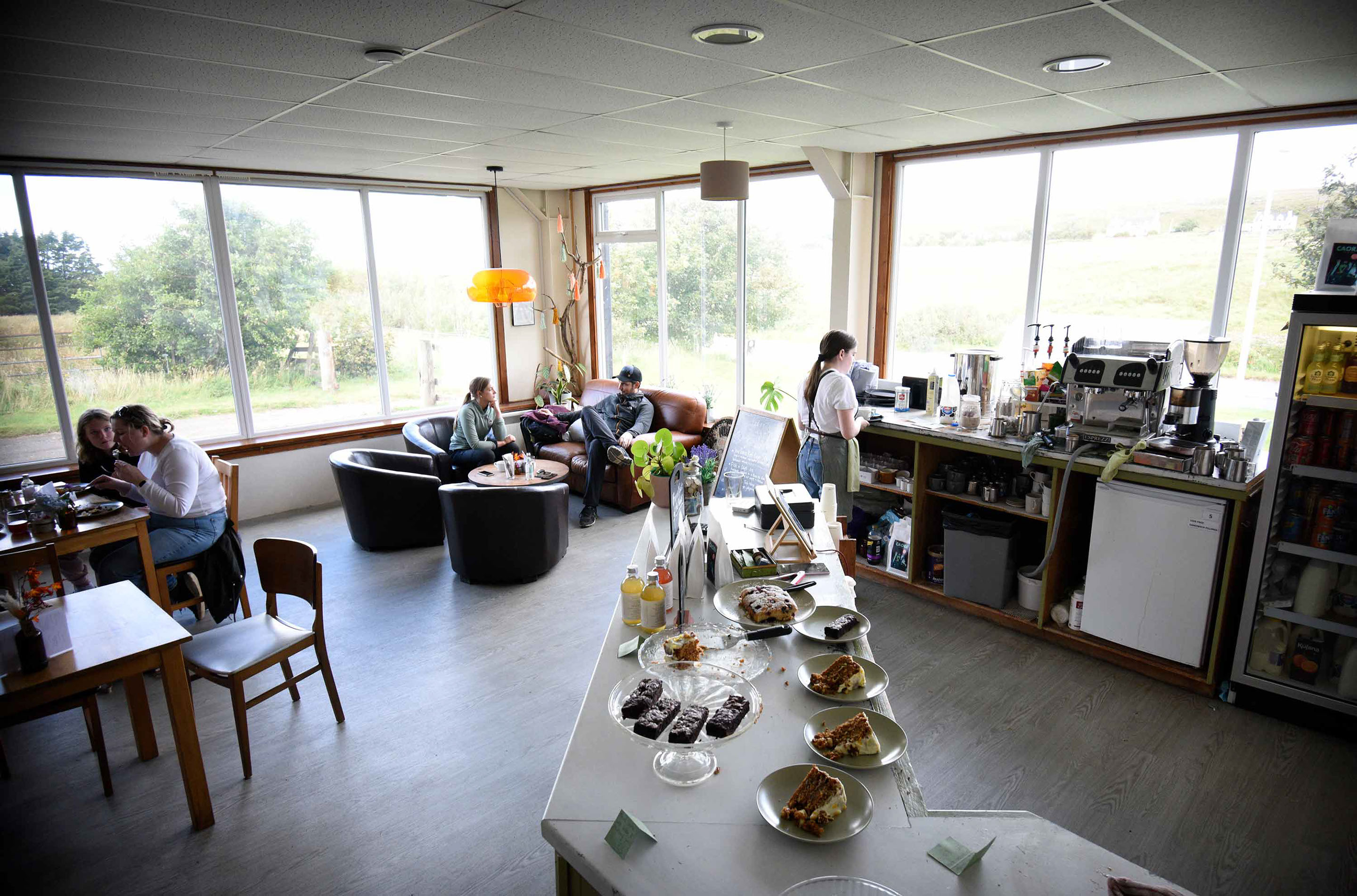 Staffin Community Hall Talla Stafainn contains a Cafe Hungry Gull Cafe