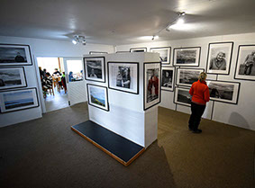 Staffin Community Hall Talla Stafainn contains exhibition space that can be hired