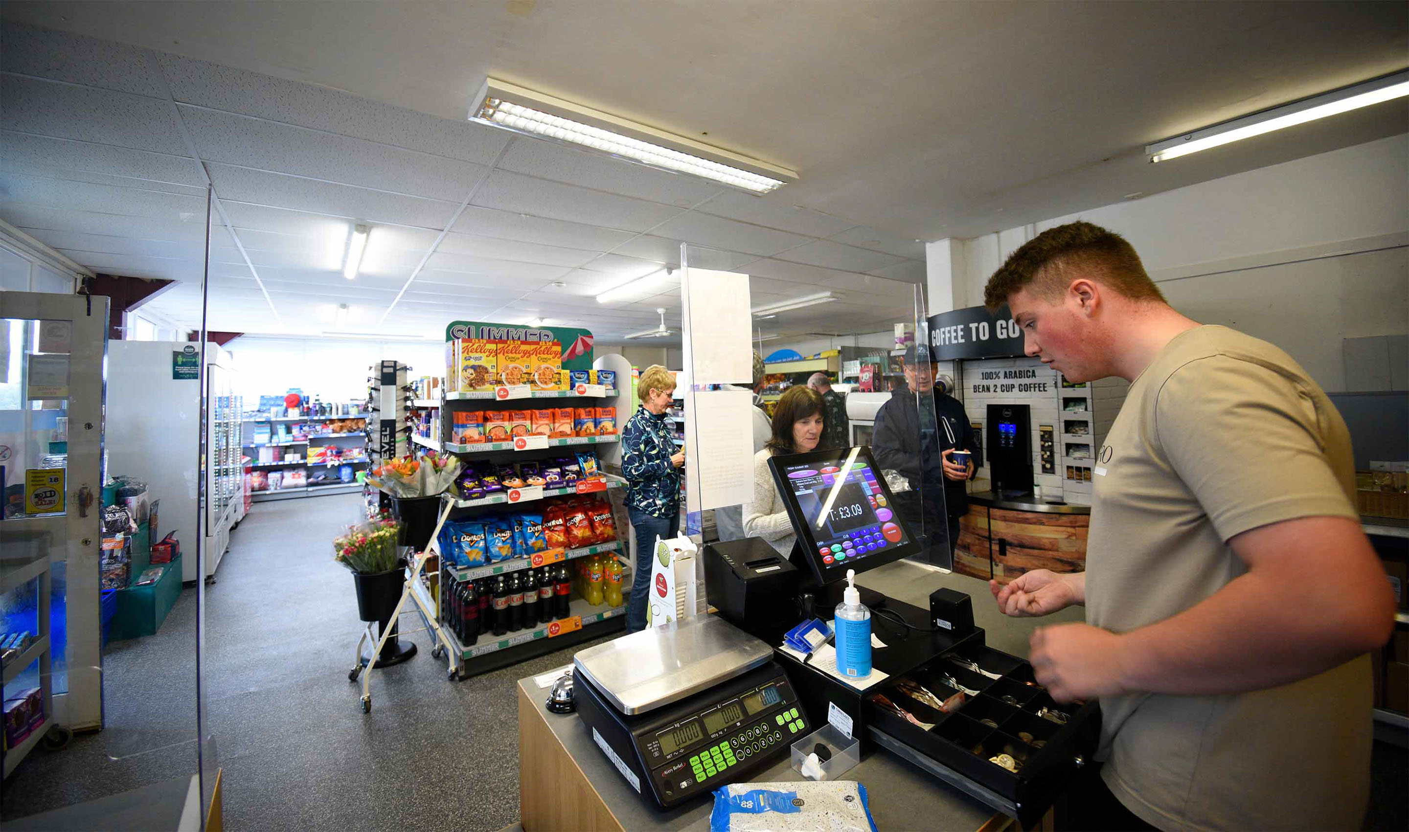 Staffin Stores sells a variety of food and drink including pet food coal and wood