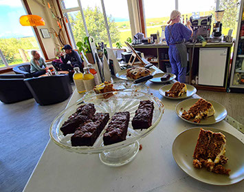 Talla Stafainn Staffin Community Hall contains a Cafe Hungry Gull selling food and drink